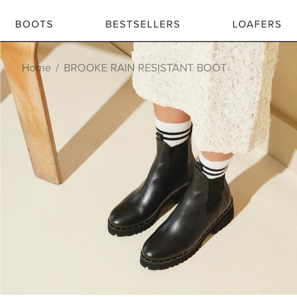 Freda Salvador Black Ankle Boots rain resistant boots